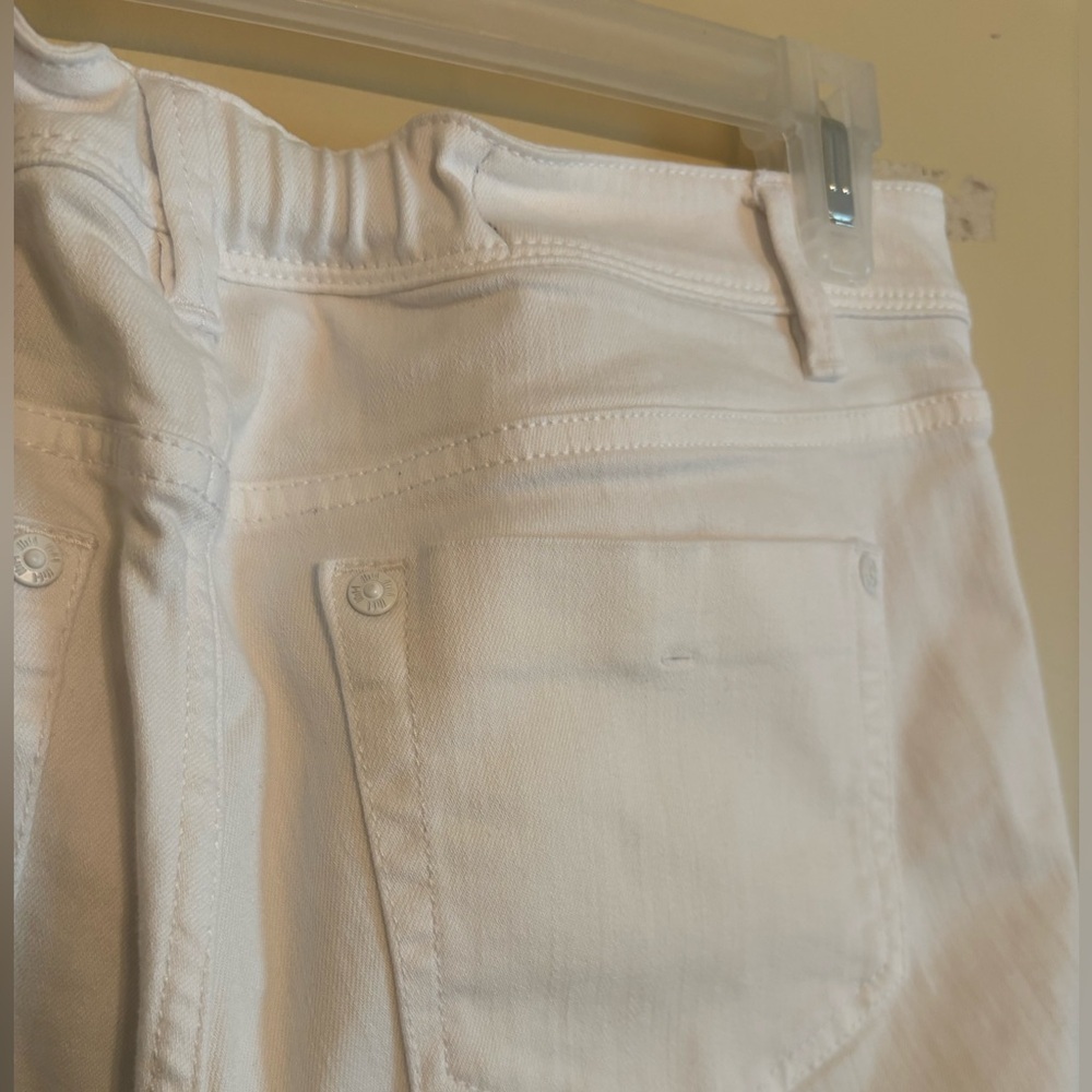 J Jill jeans denim white size 8 authentic fit slim ankle - Picture 5 of 7